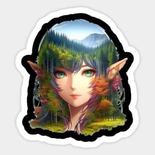 Forest Elf Sticker